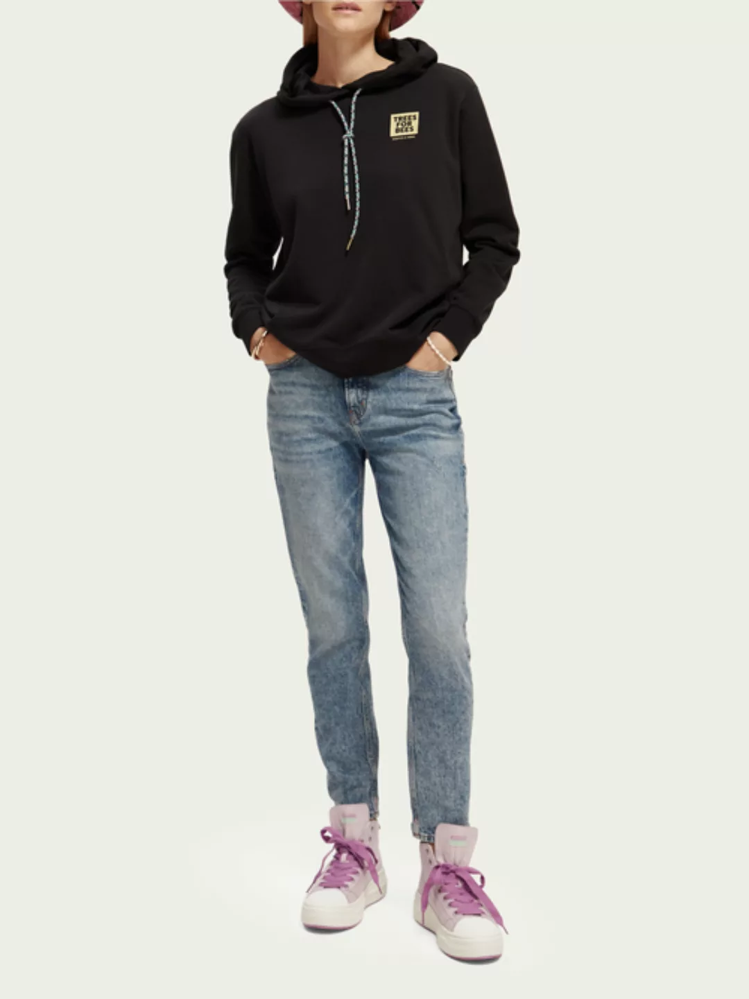 Scotch & Soda Relaxed fit graphic hoodie günstig online kaufen