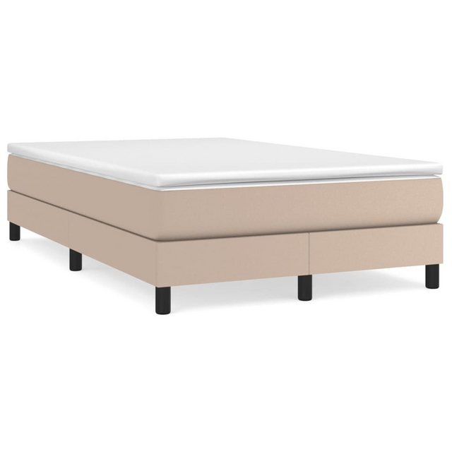 vidaXL Bett, Bettgestell Cappuccino-Braun 120x200 cm Kunstleder günstig online kaufen