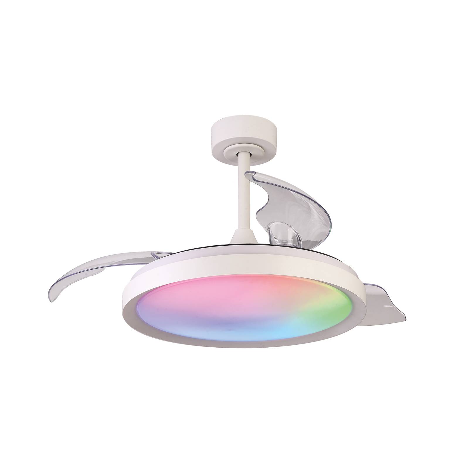 LED-Deckenventilator Siberia weiß DC leise Ø 106 cm CCT RGB günstig online kaufen