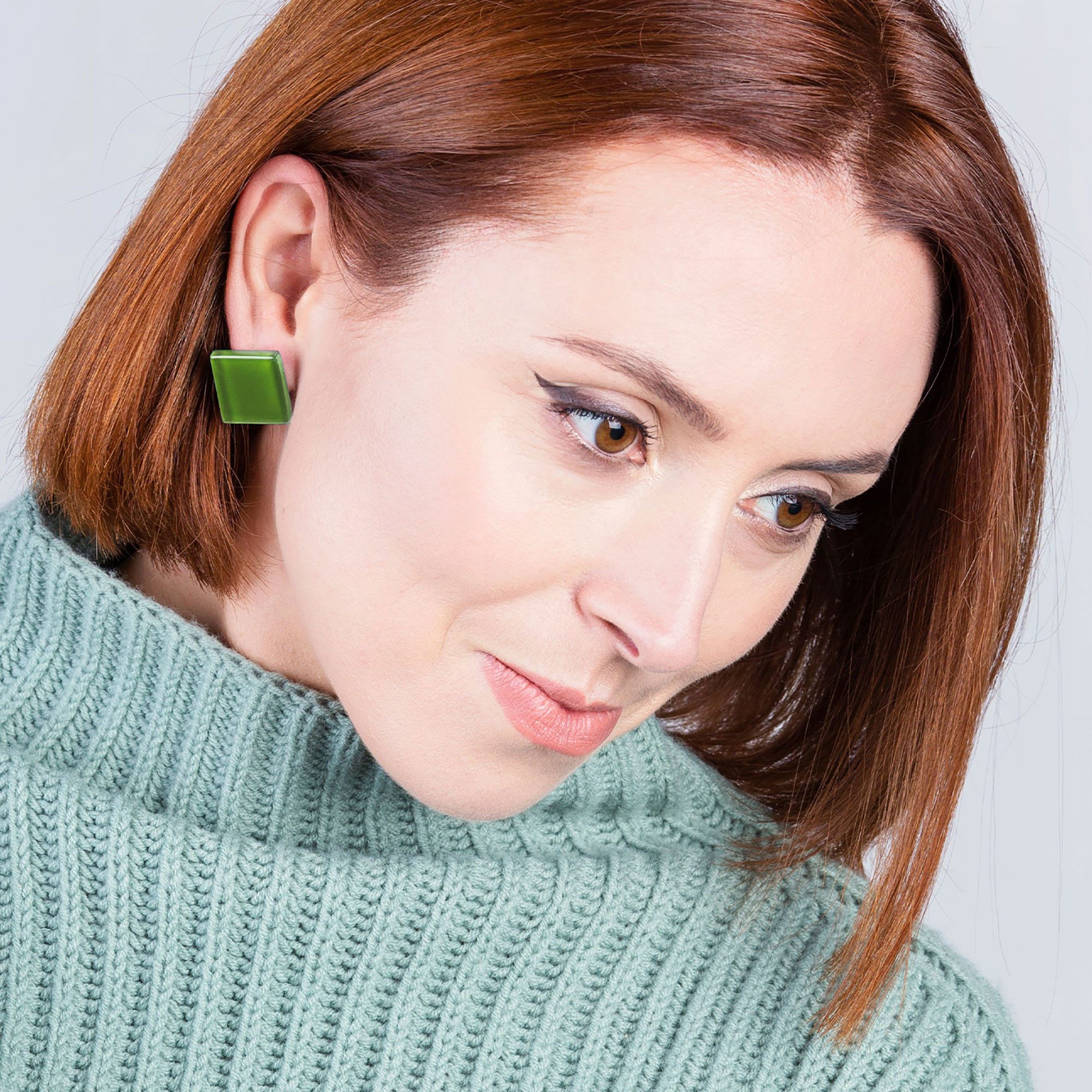 ALEXASCHA Paar Ohrstecker Quadratische Statement Ohrringe günstig online kaufen