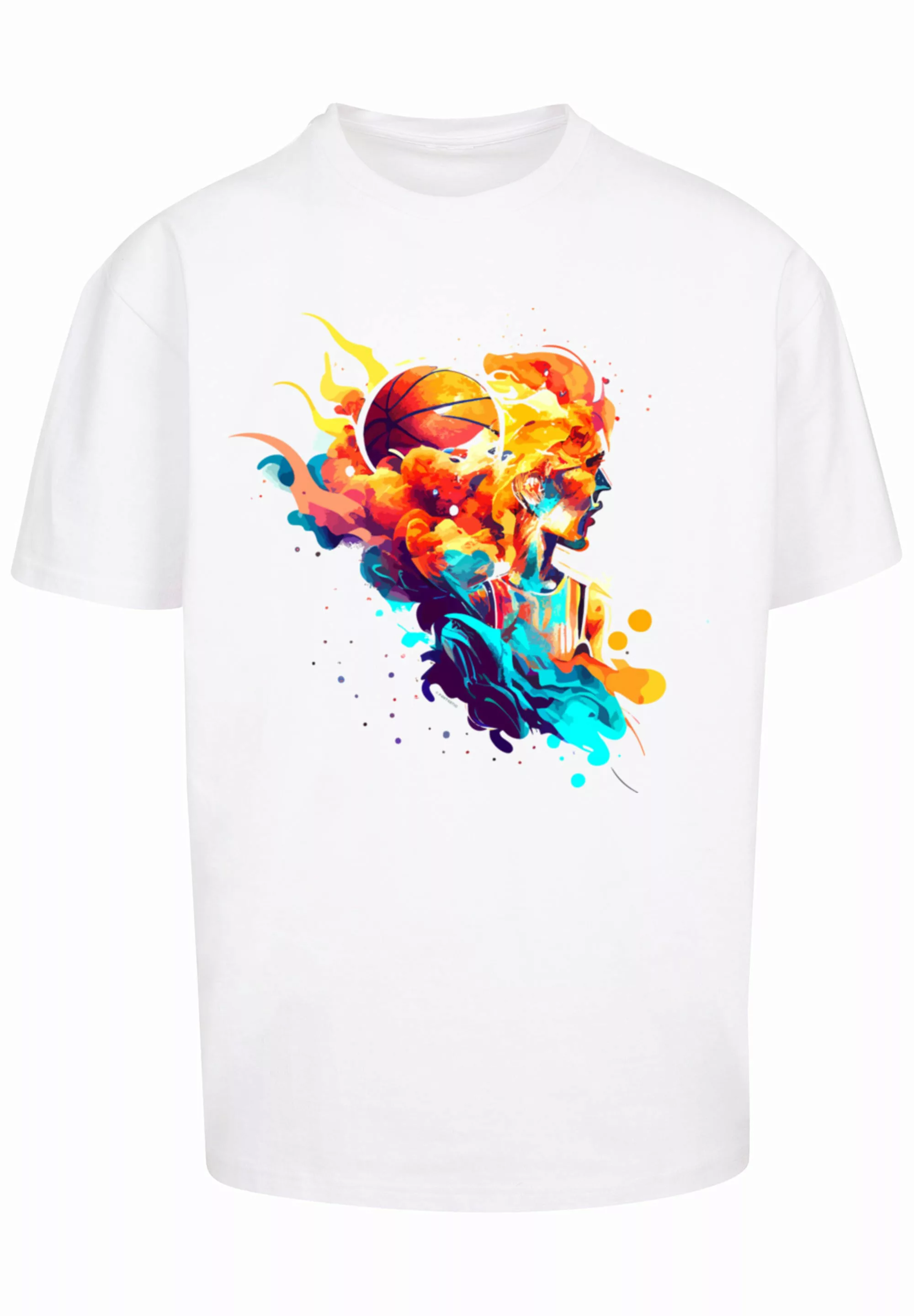 F4NT4STIC T-Shirt "Basketball Sport Player OVERSIZE TEE", Print günstig online kaufen
