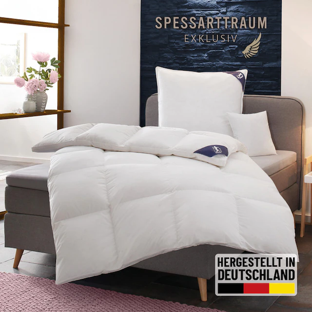 SPESSARTTRAUM Daunenbettdecke »Exklusiv, Bettdecken für Sommer und Winter«, günstig online kaufen