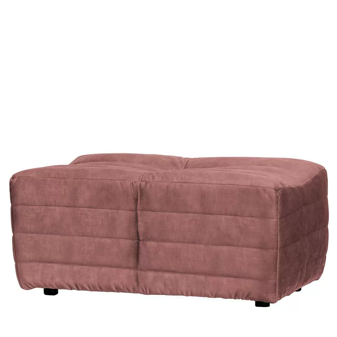 Design Couchhocker in Rosa Samt 95 cm breit günstig online kaufen