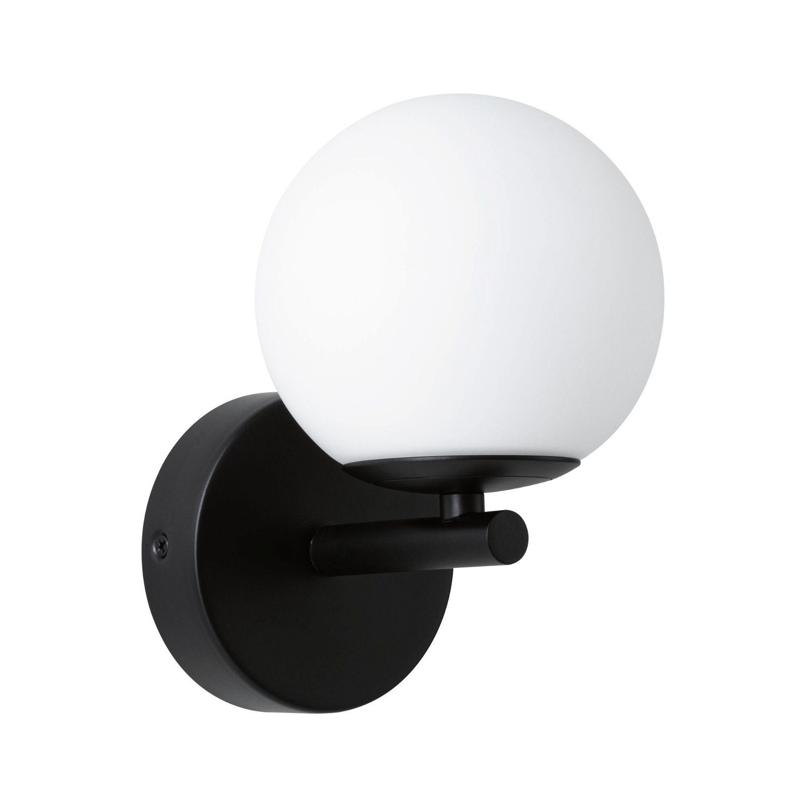 LED Wandleuchte Gove in Schwarz-matt und Weiß 5W 400lm IP44 günstig online kaufen