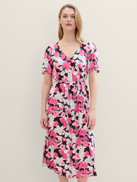 TOM TAILOR Sommerkleid Kleid mit Print günstig online kaufen