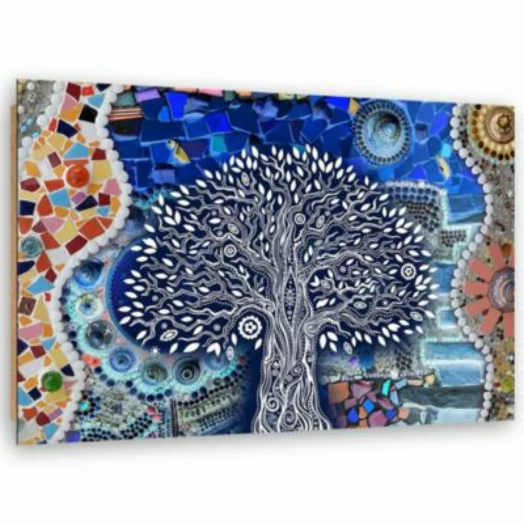 FEEBY® Kunst abstrakter Baum Leinwandbilder bunt Gr. 60 x 40 günstig online kaufen