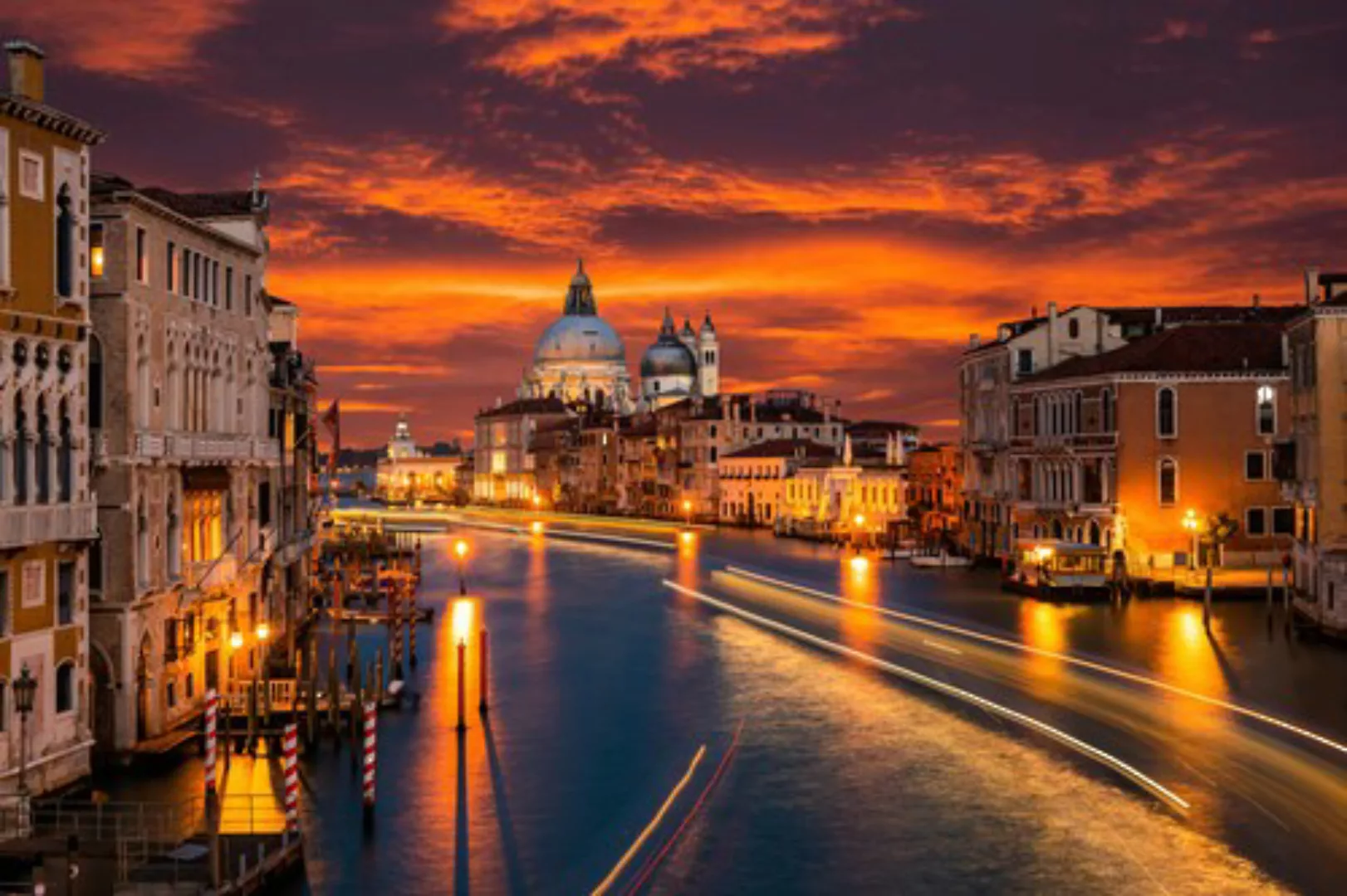 Papermoon Fototapete »VENEDIG-CANAL GRANDE BASILICA SANTA MARIA DELLA SALUT günstig online kaufen