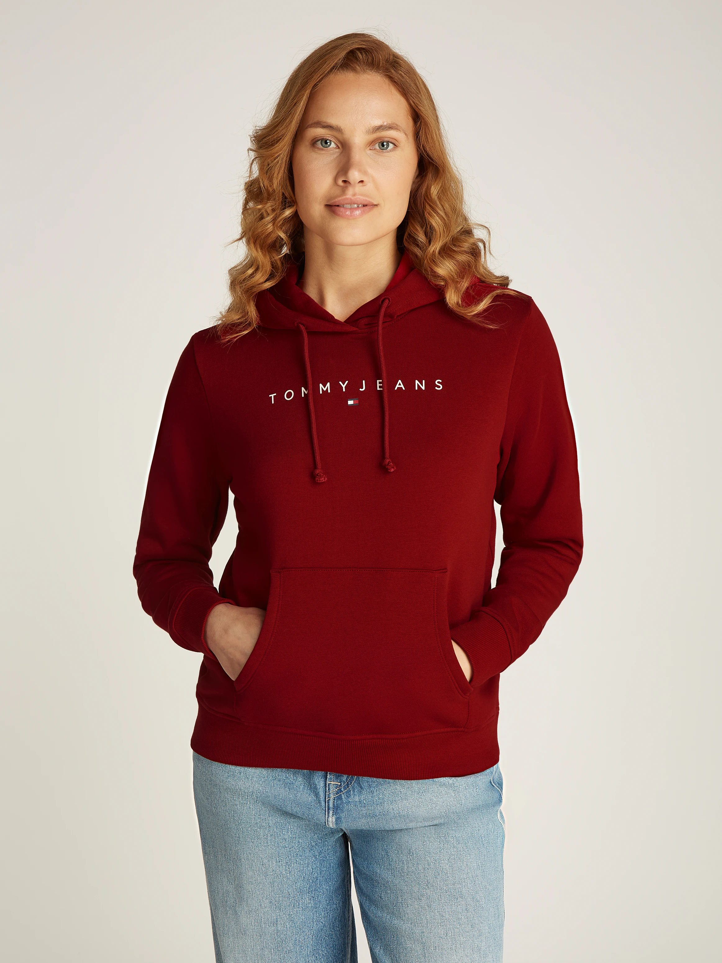 Tommy Jeans Kapuzensweatshirt TJW REG LINEAR HOODIE mit Logoschriftzug günstig online kaufen