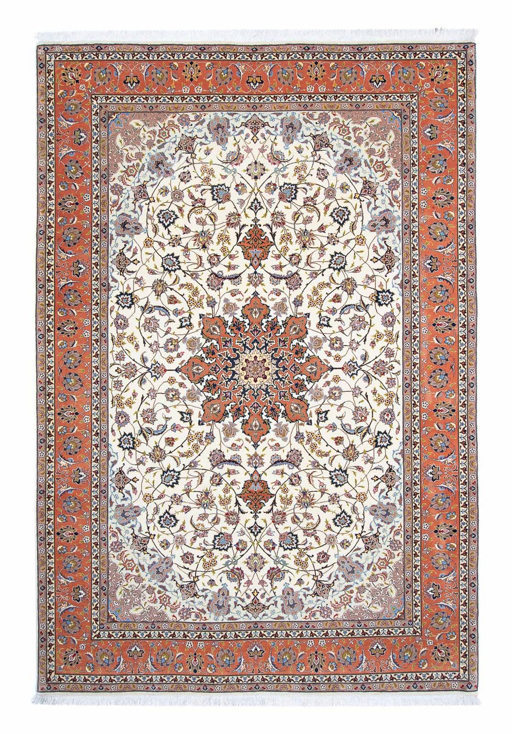 morgenland Orientteppich »Perser - Täbriz - Royal - 298 x 200 cm - beige«, günstig online kaufen