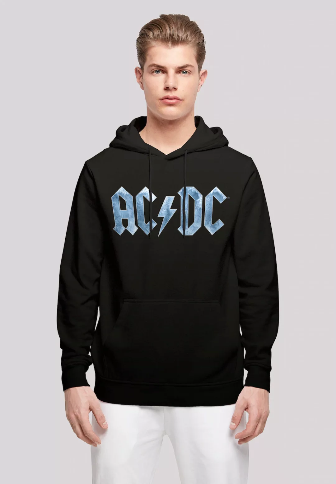 F4NT4STIC Kapuzenpullover "ACDC Rock Band Blue Ice Logo", Print günstig online kaufen