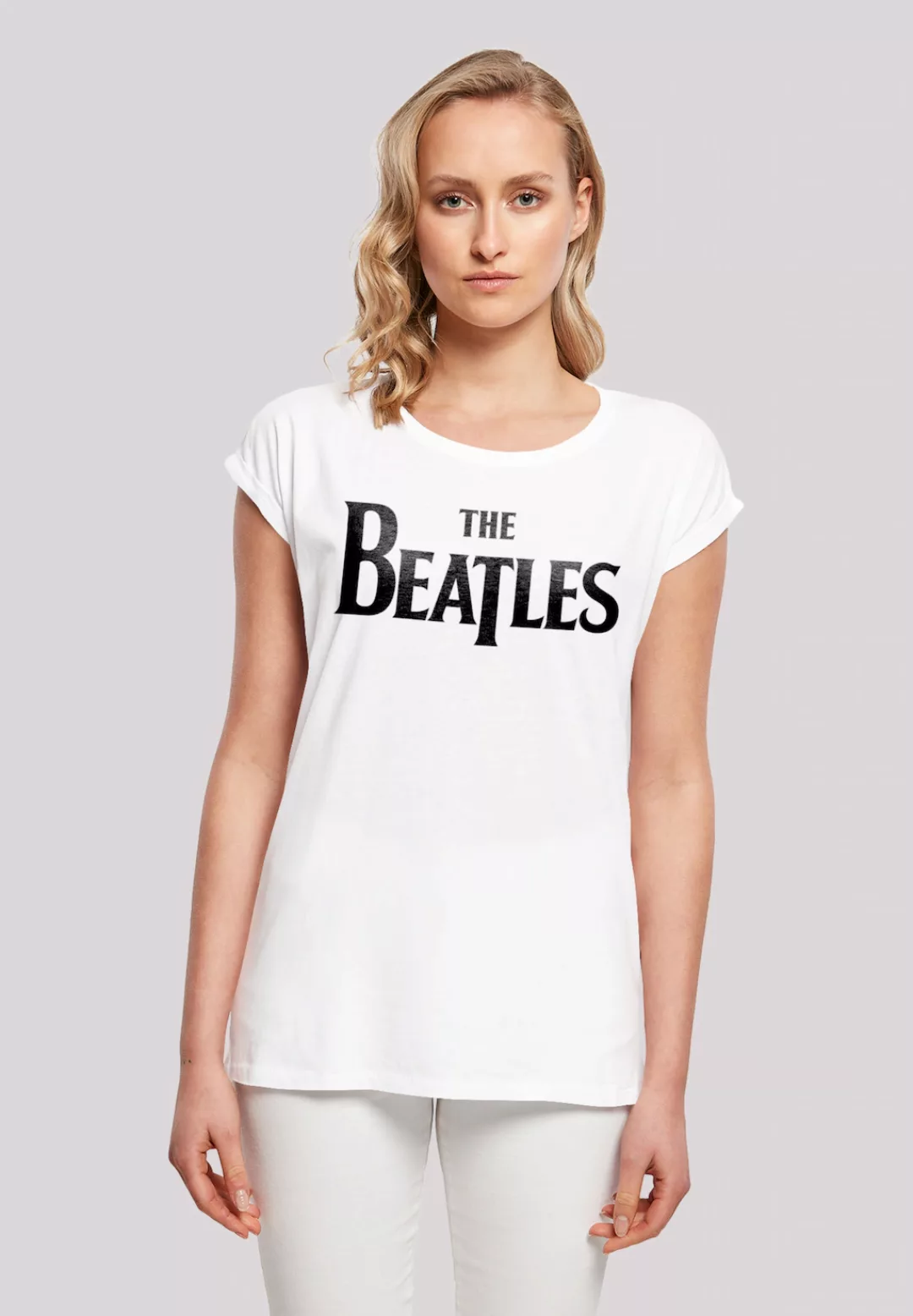 F4NT4STIC T-Shirt "The Beatles Band Drop T Logo Black" günstig online kaufen