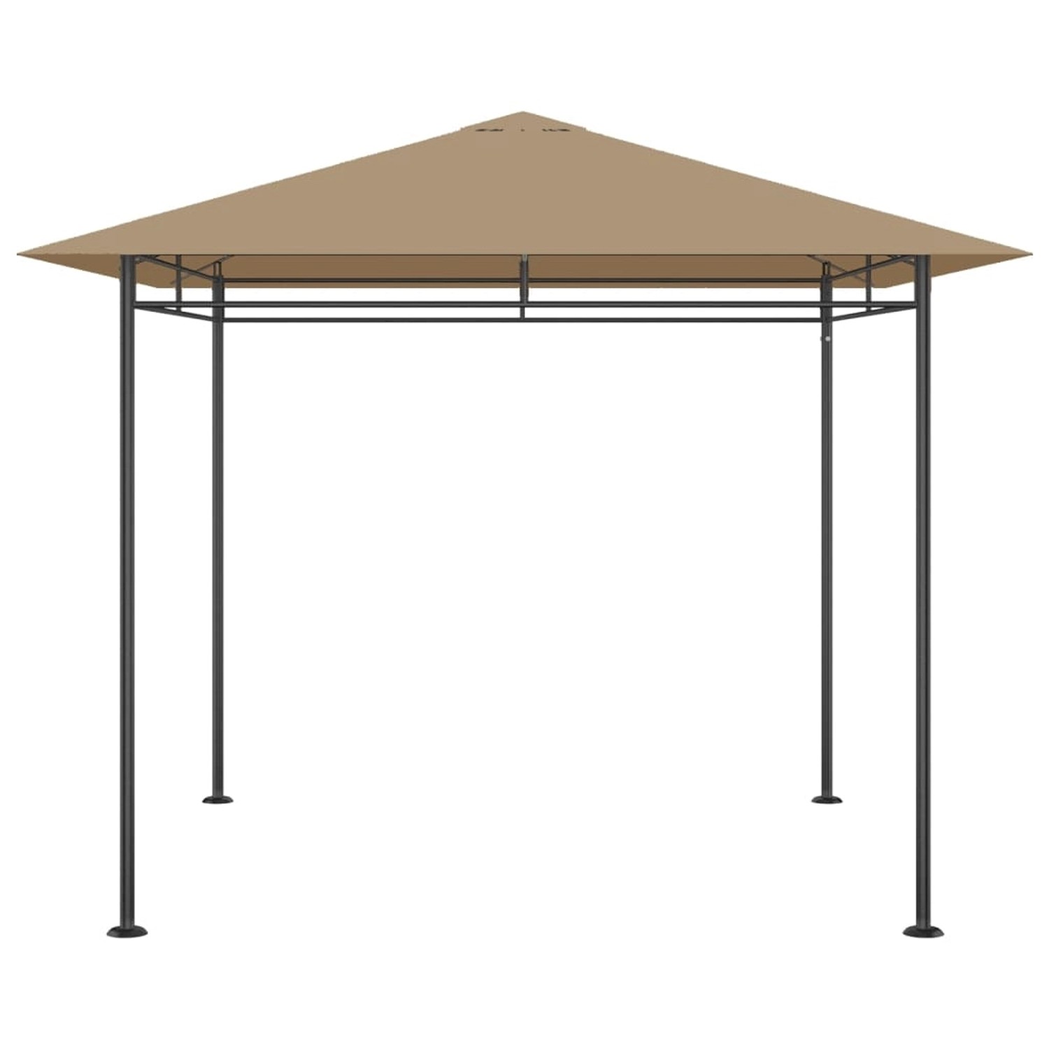 Pavillon 3x3x2,7 M Taupe 180 G/m² günstig online kaufen