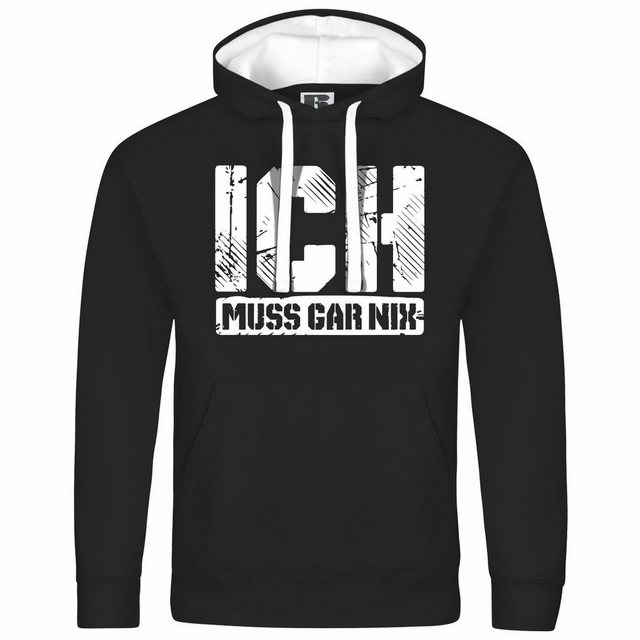 deinshirt Kapuzenpullover Herren Kapuzenpullover Ich muss gar nix Mit Print günstig online kaufen