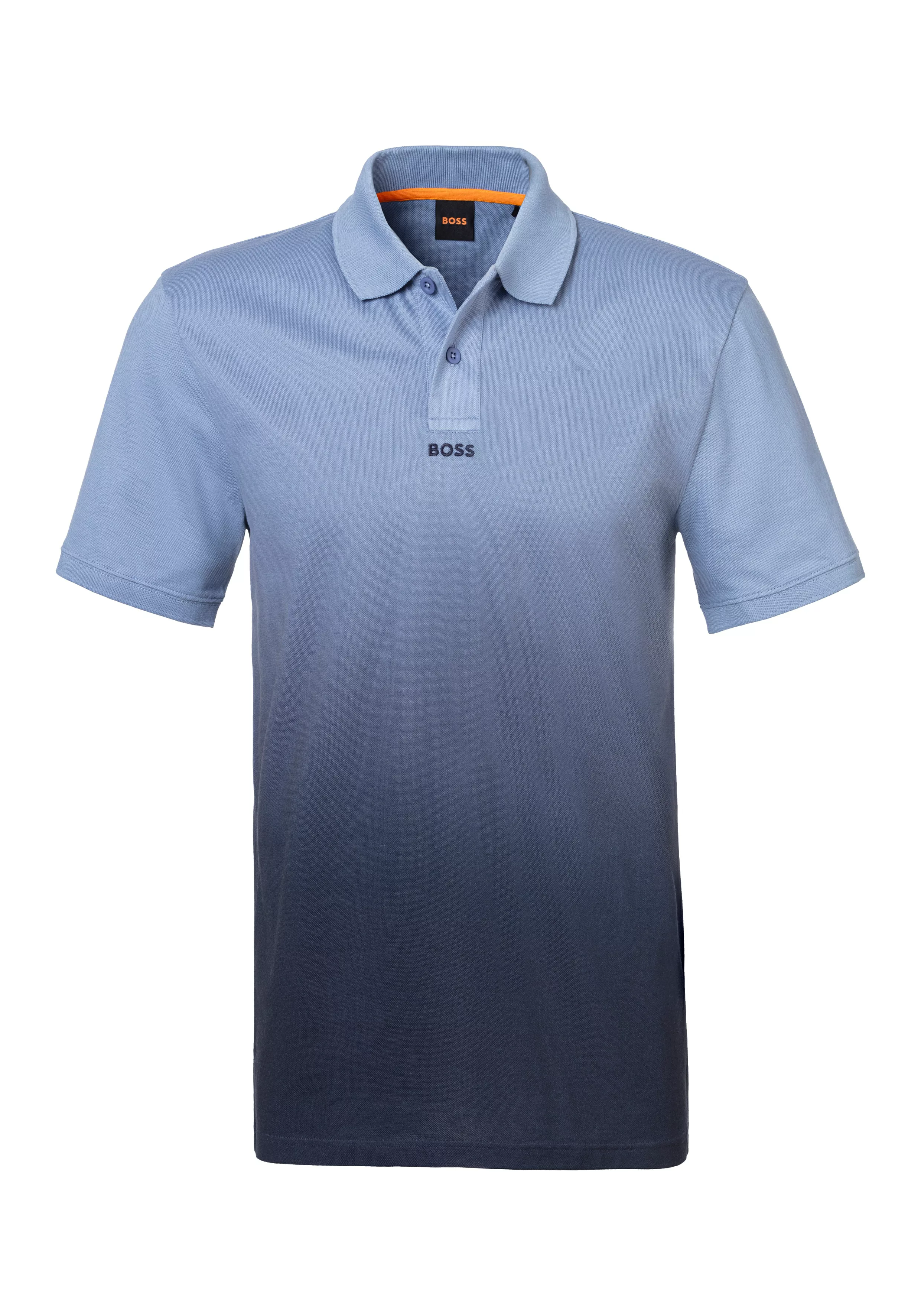 BOSS ORANGE Poloshirt Pe_Gradient mit Polokragen günstig online kaufen