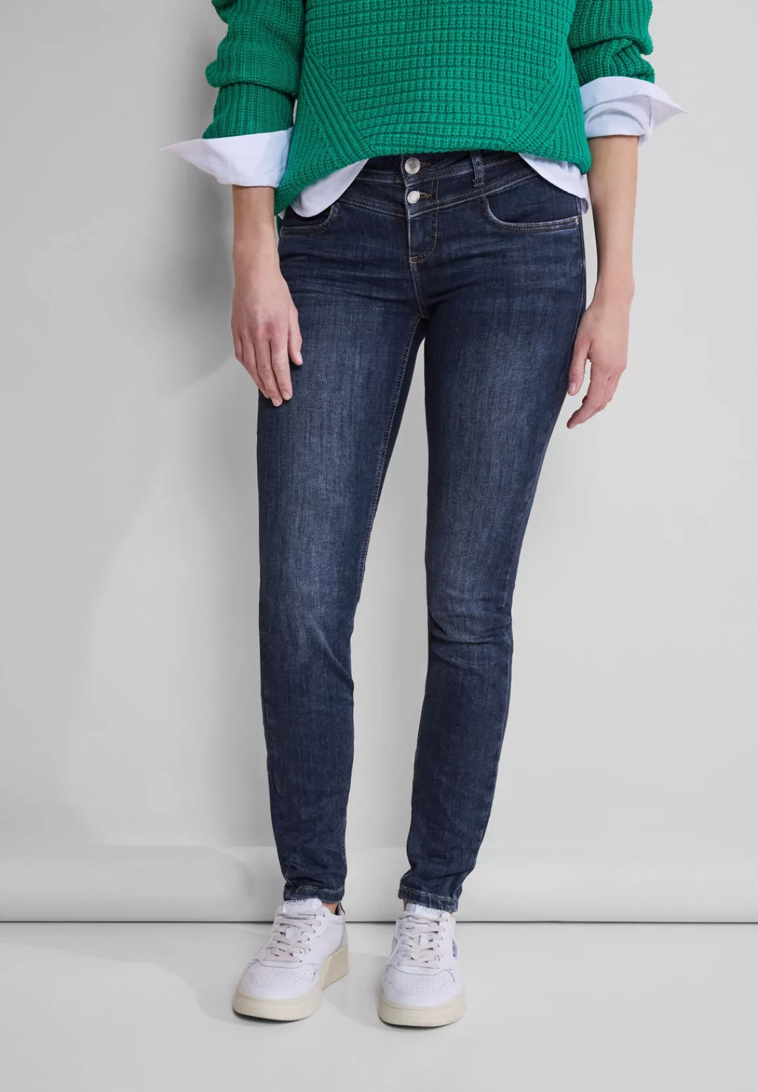 STREET ONE Slim-fit-Jeans, softer Materialmix günstig online kaufen