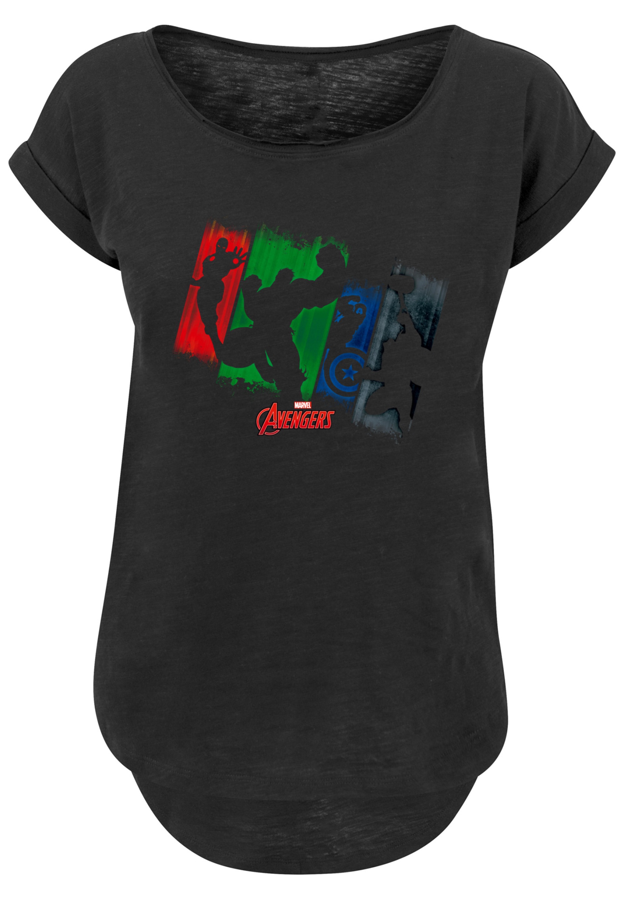 F4NT4STIC T-Shirt "Marvel Superhelden Avengers Team Punch Out", Damen,Premi günstig online kaufen