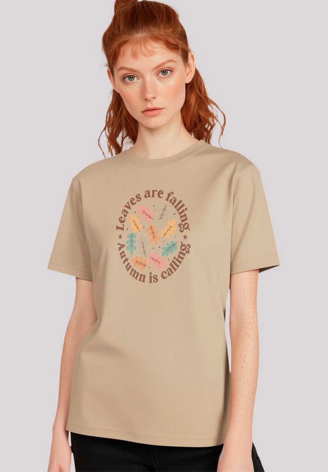 F4NT4STIC T-Shirt Leaves are falling Autumn is calling Premium Qualität günstig online kaufen