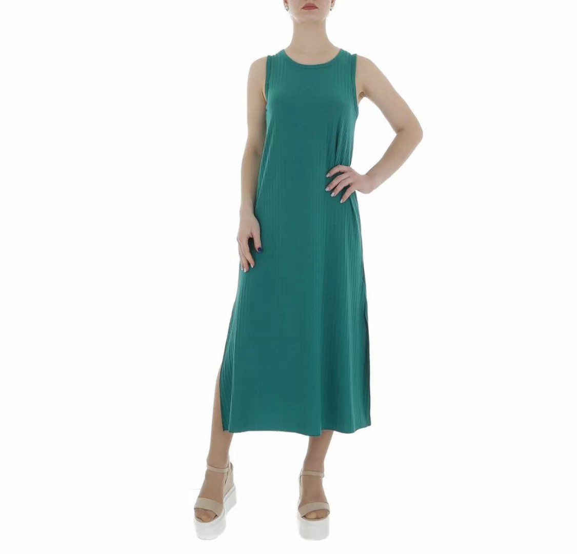 Ital-Design Sommerkleid Damen Freizeit (86164351) Stretch Rippstrickoptik M günstig online kaufen