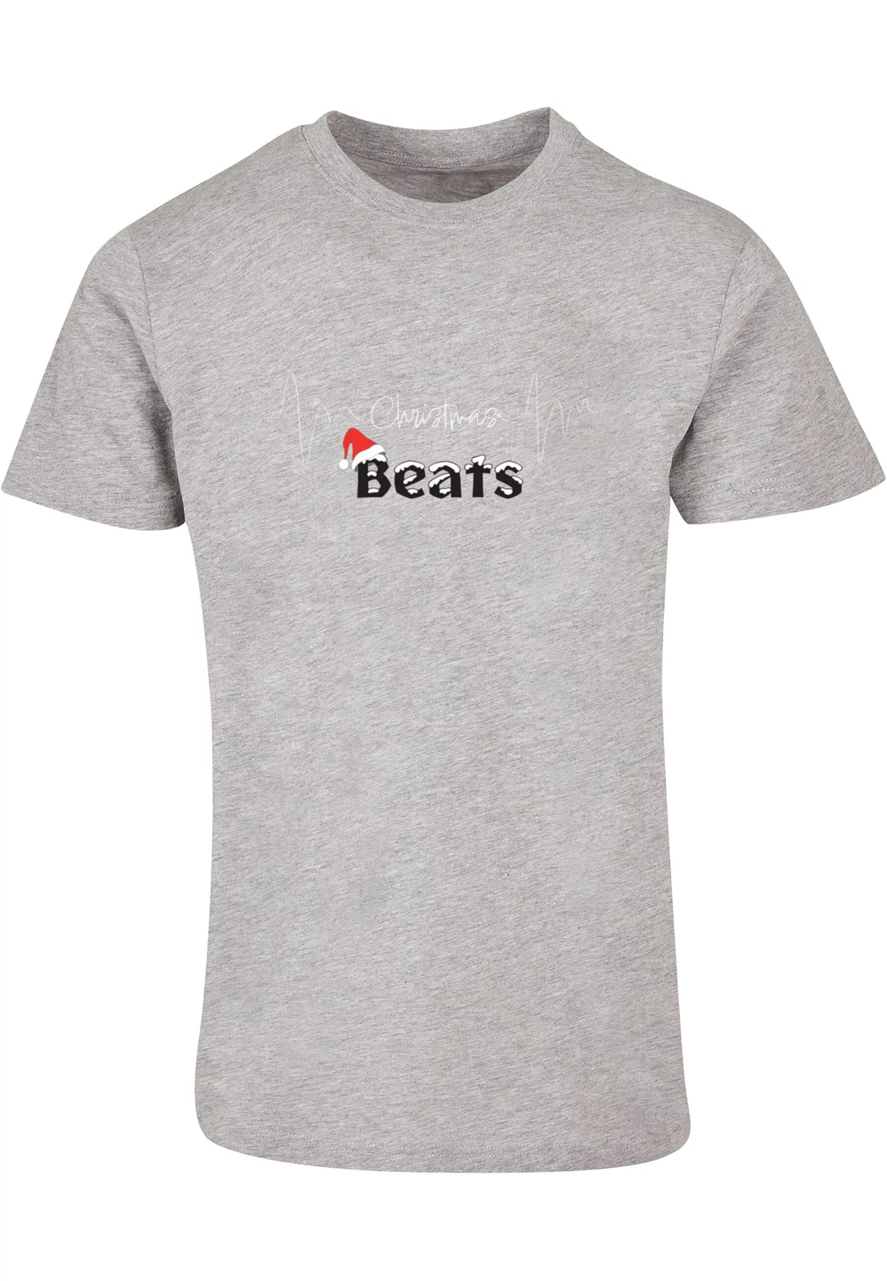 Merchcode T-Shirt "Merchcode Herren Christmas beats Basic Round Neck T-Shir günstig online kaufen