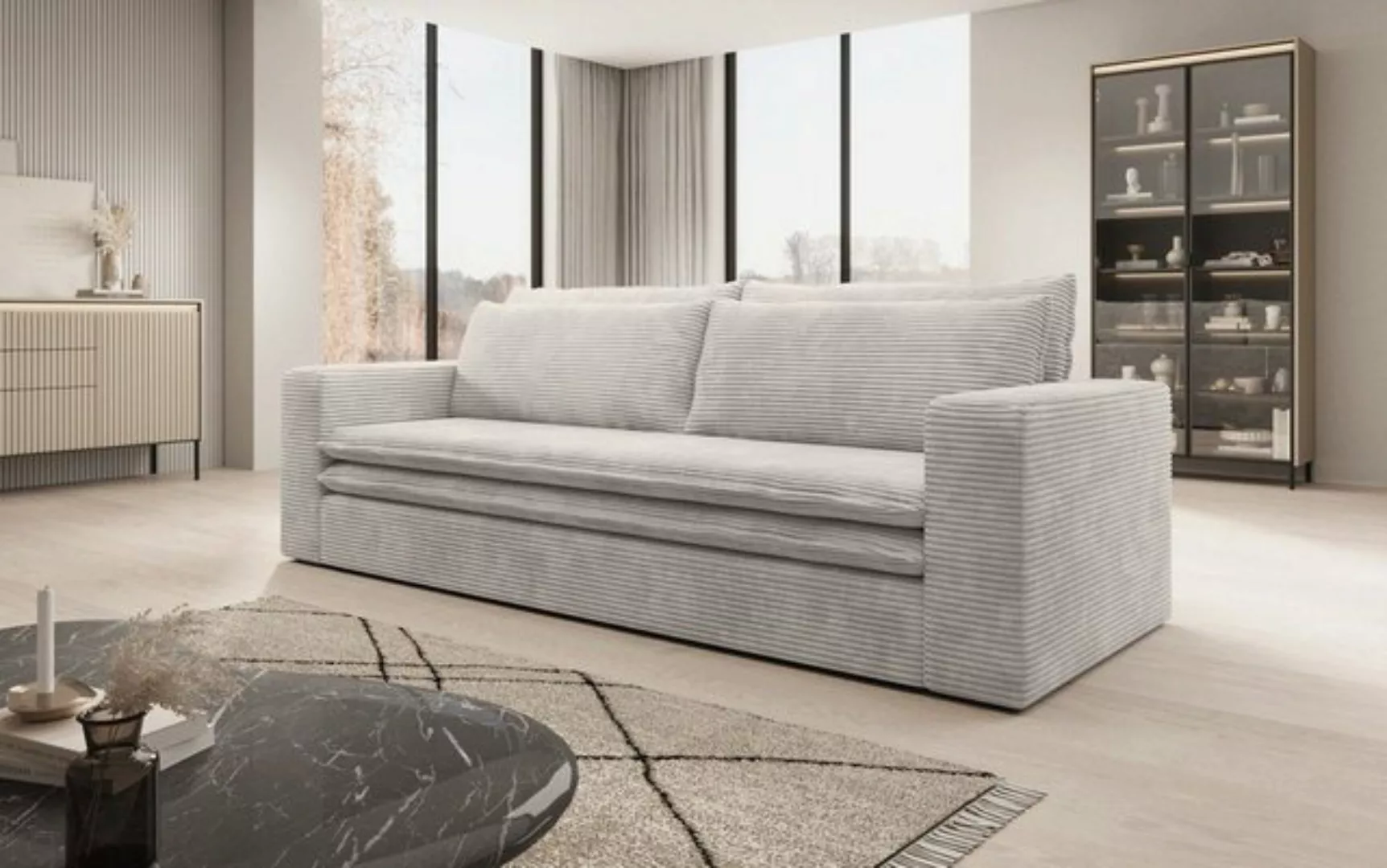 Luxusbetten24 Schlafsofa Designer Sofa Tilo, mit Schlaf- und Klappfunktion günstig online kaufen