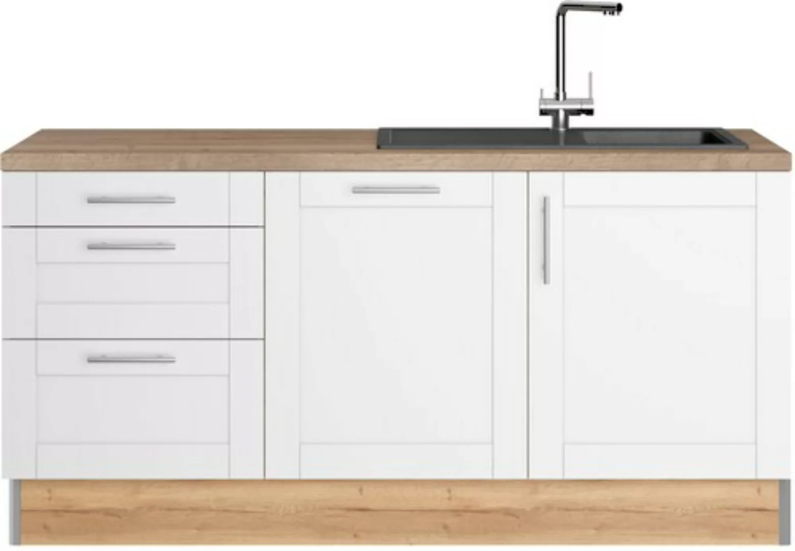 OPTIFIT Küche »Ahus«, 180 cm breit, ohne E-Geräte, Soft Close Funktion, MDF günstig online kaufen