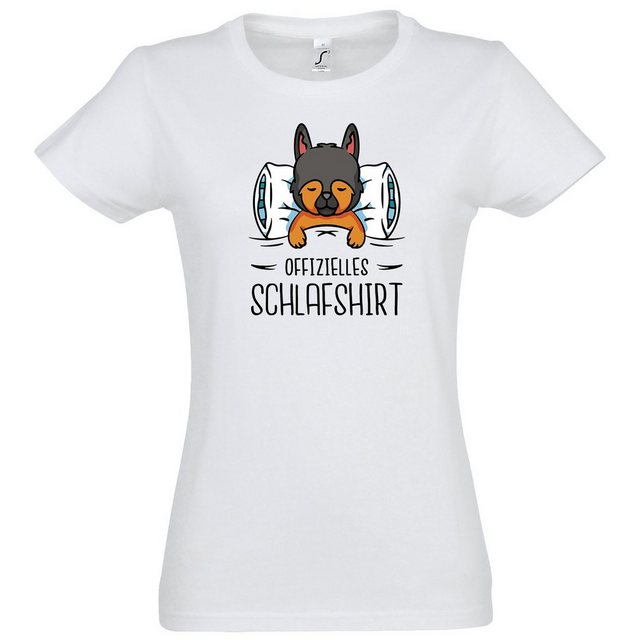 Youth Designz T-Shirt Offizielles Schlafshirt Hundewelpen Damen Shirt mit m günstig online kaufen