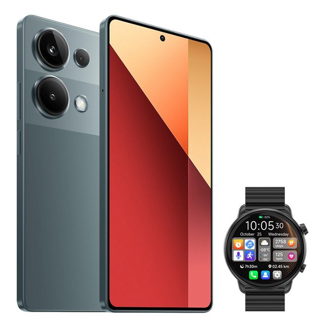 Xiaomi Redmi Note 13 Pro 4G 8+256GB Smartphone & Smartwatch Handy (16,94 cm günstig online kaufen