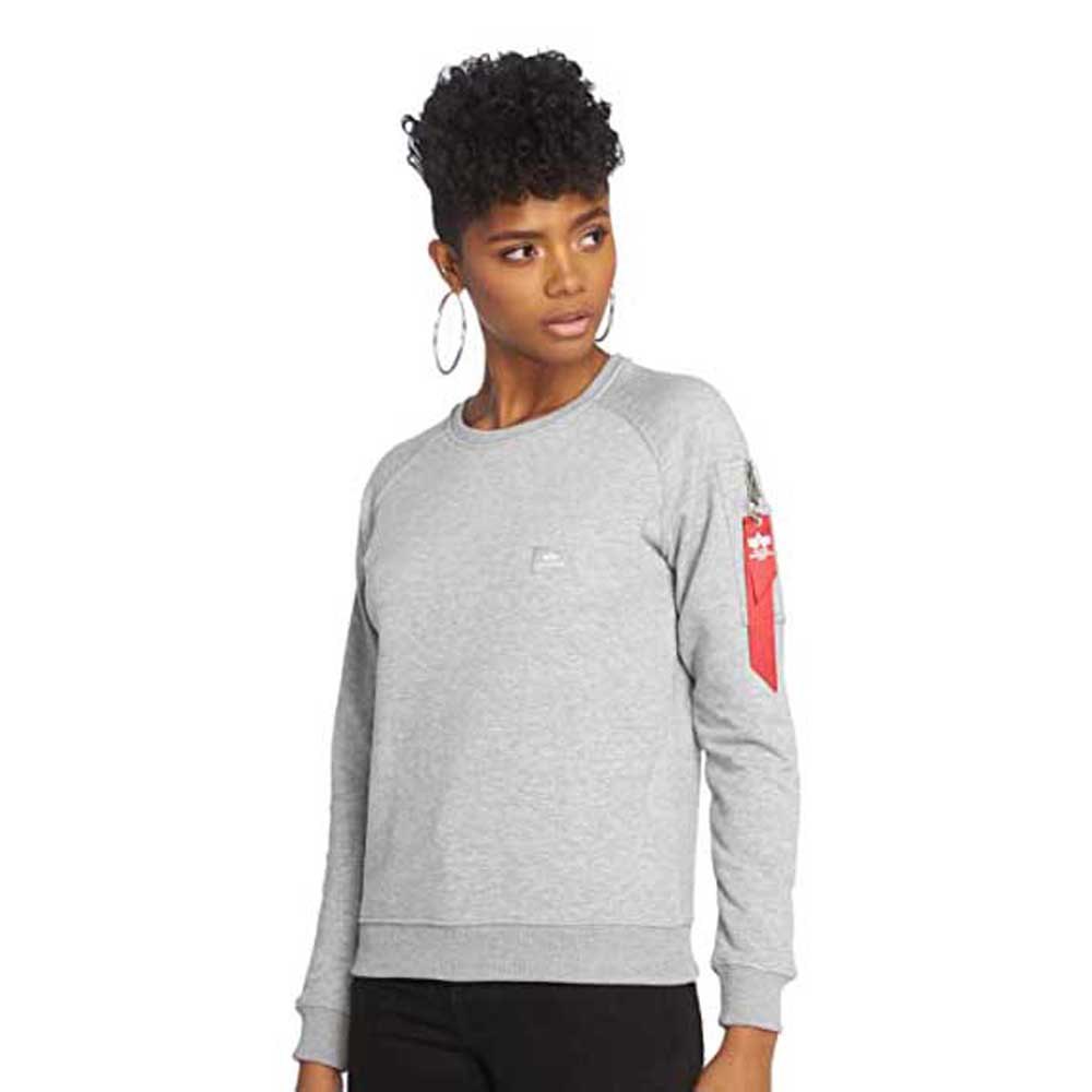 Alpha Industries X-fit Pullover XS Grey Heather günstig online kaufen