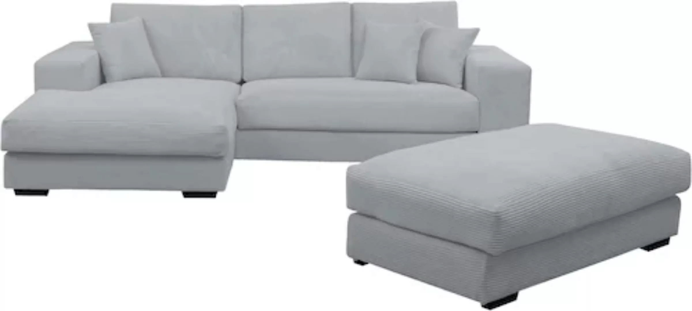 WERK2 Ecksofa »Eden« mit Polsterhocker günstig online kaufen