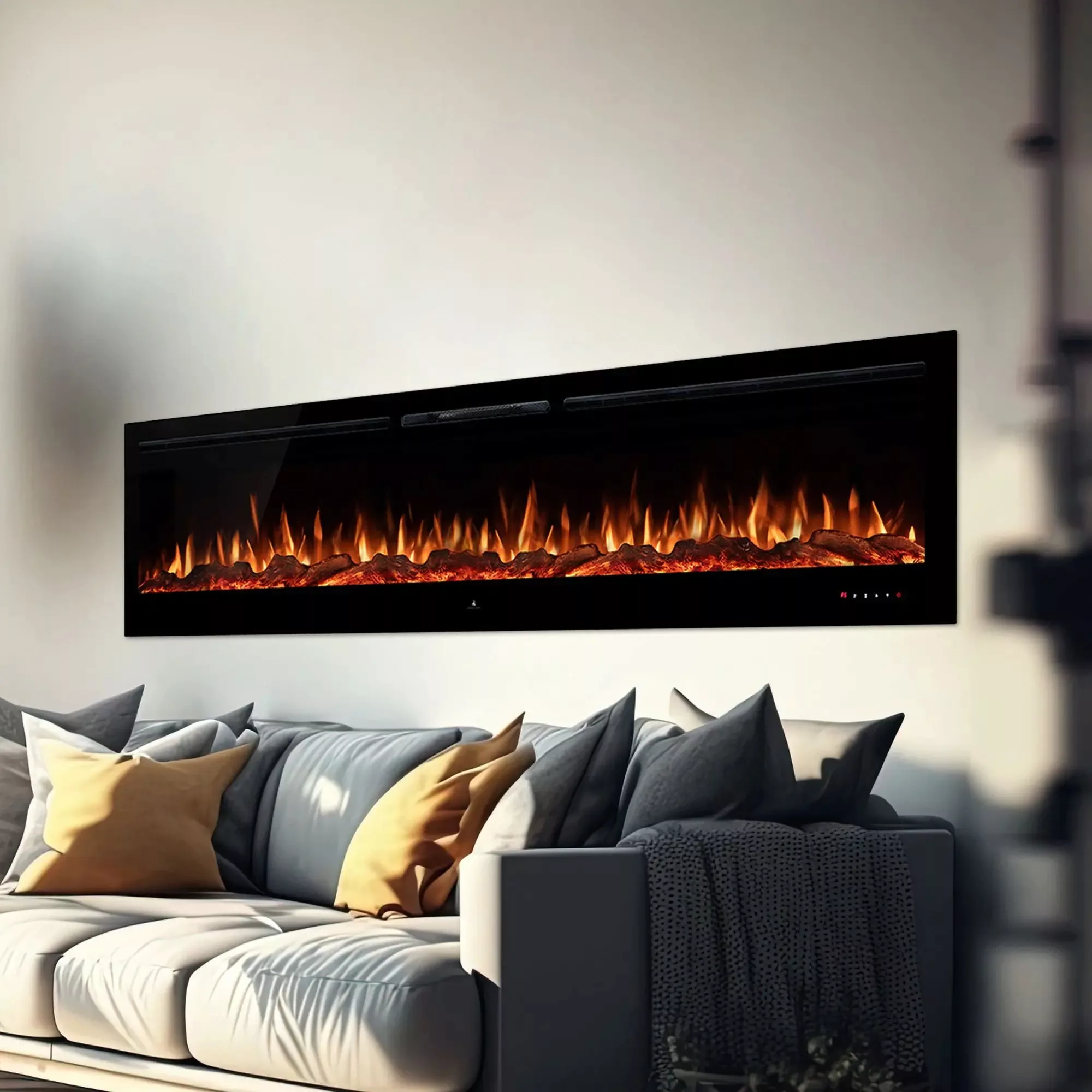 Noble Flame Paris schwarz 2540 [Elektrokamin Wandeinbau/wandhängend] günstig online kaufen