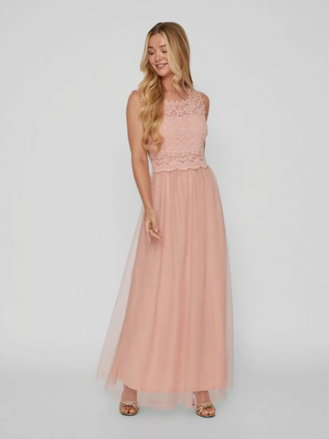 Vila Shirtkleid Langes Maxi Kleid Abschluss Ball Dress VILYNNEA (lang) 4840 günstig online kaufen