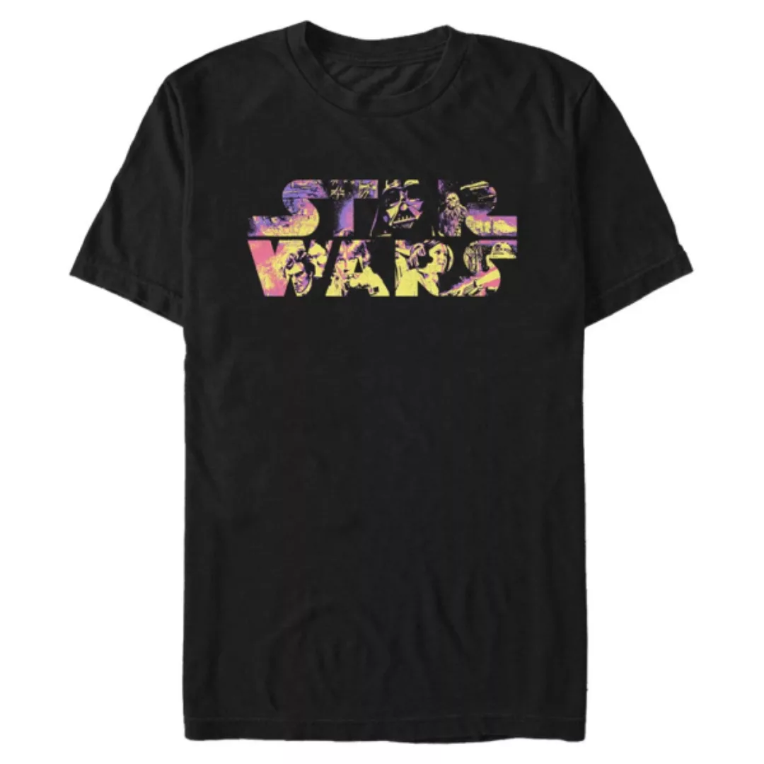 Star Wars - Logo Poster Colors - Männer T-Shirt günstig online kaufen
