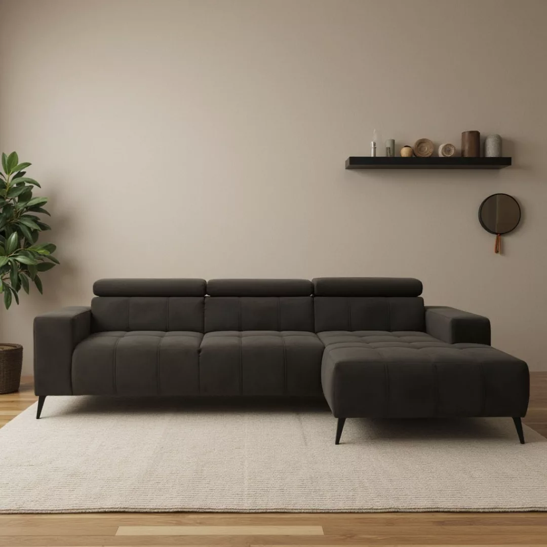 DOMO collection Ecksofa "Trento L-Form, mit Kufenfuß oder Einzelfuß", wahlw günstig online kaufen