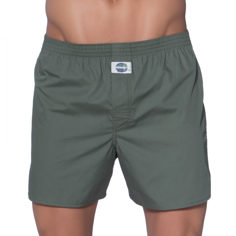 D.E.A.L International Boxershorts khaki mit Logo Bund günstig online kaufen