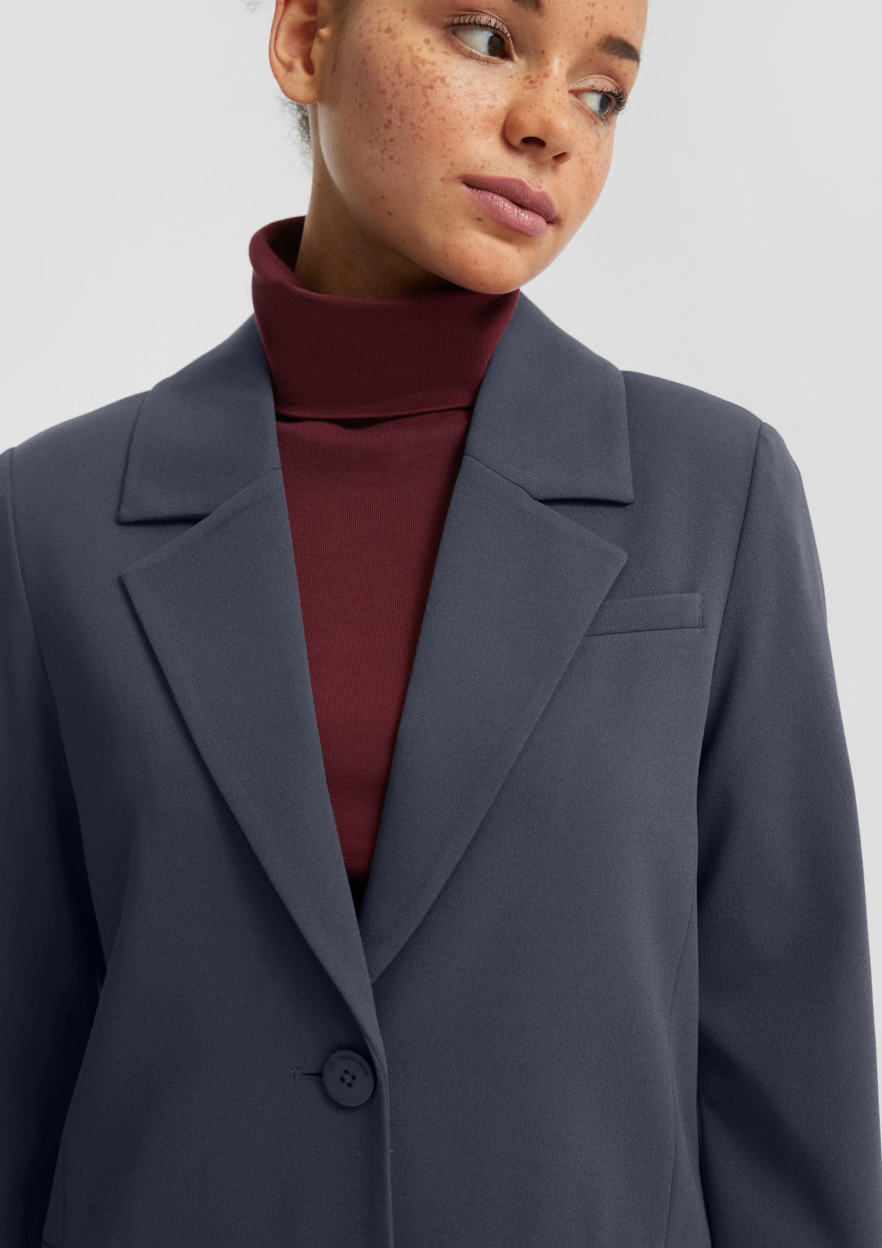QS Jackenblazer Blazer mit Reverskragen aus günstig online kaufen