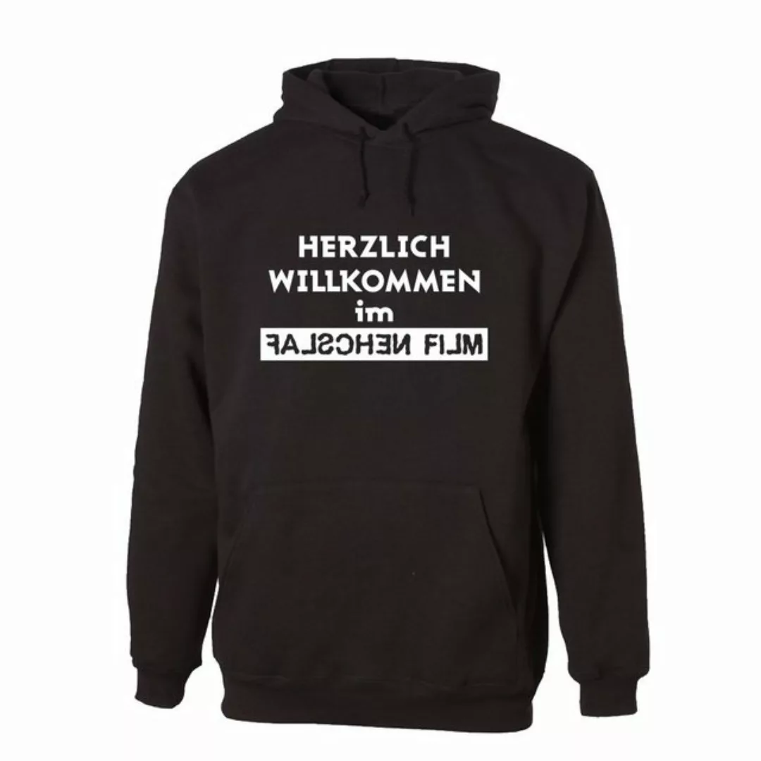 G-graphics Hoodie Herzlich Willkommen im falschen Film mit trendigem Frontp günstig online kaufen