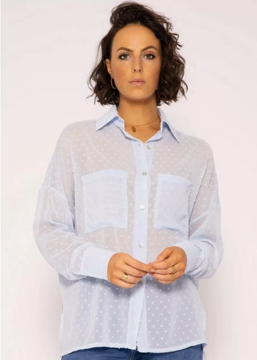 SASSYCLASSY Langarmbluse Oversize Bluse Damen Langarm - elegant & festlich günstig online kaufen