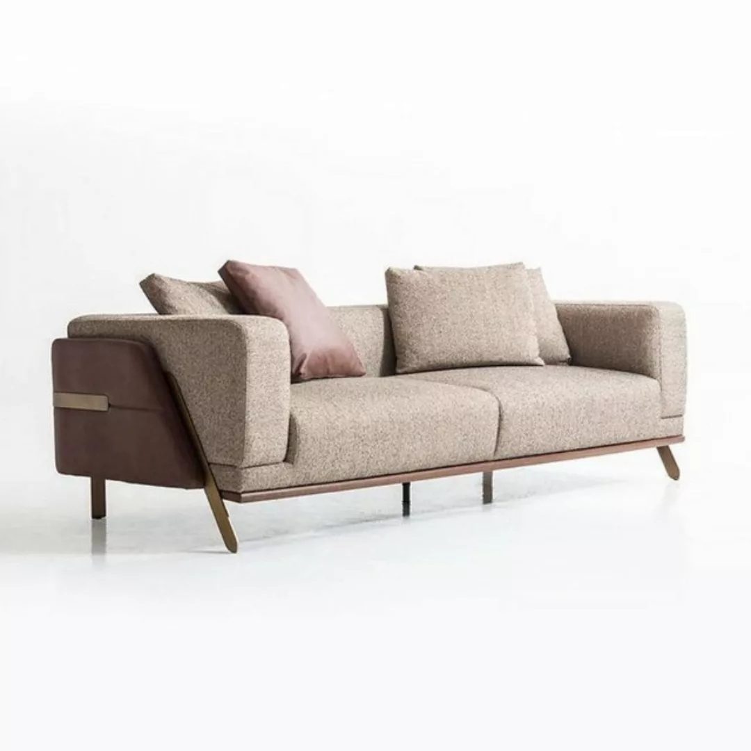 JVmoebel 4-Sitzer Luxus Sofa 4 Sitzer Modern Polstersofas Textil Designer C günstig online kaufen
