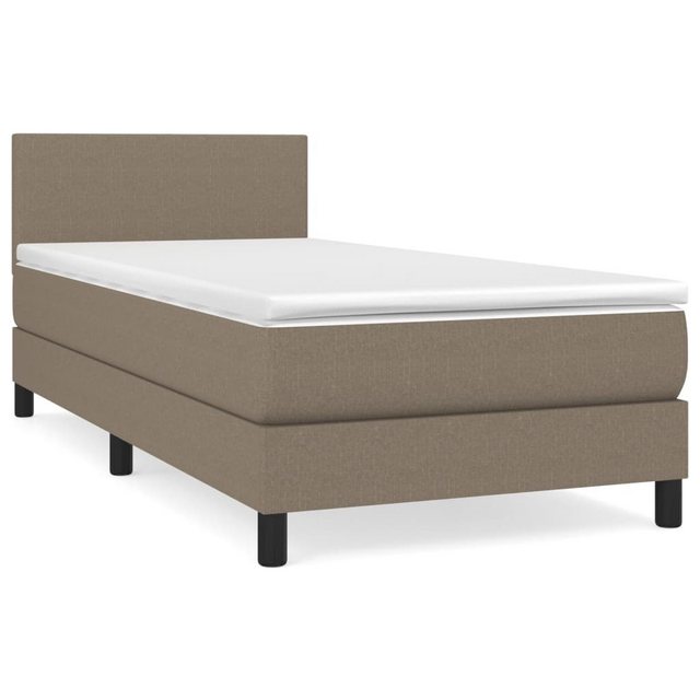 vidaXL Boxspringbett Bett Boxspringbett mit Matratze und LED Stoff (90 x 19 günstig online kaufen