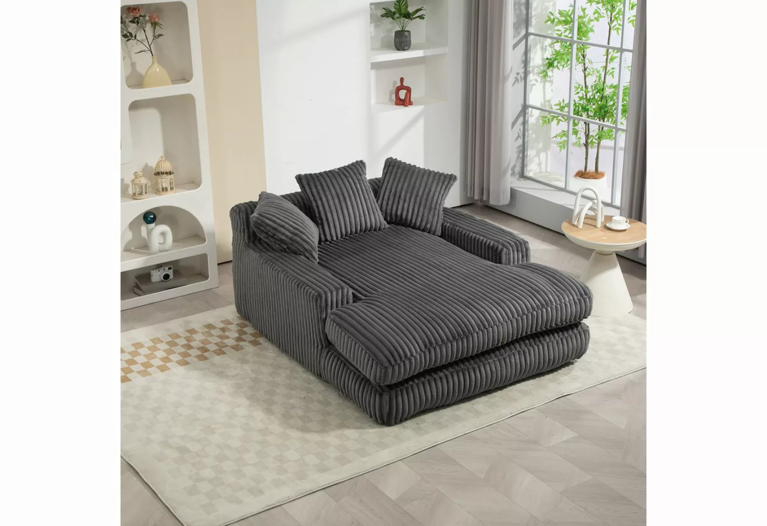 HAUSS SPOLE Schlafsofa Ecksofa Relaxsofa Polstermöbel mit 3 weichen Kissen, günstig online kaufen