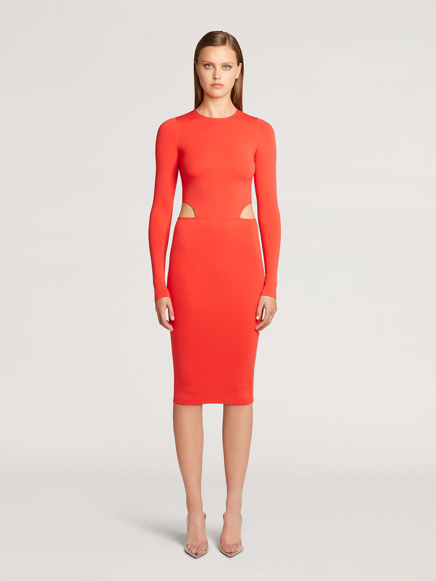 Wolford - Cutout Midi Dress, Frau, starruby, Größe: L günstig online kaufen