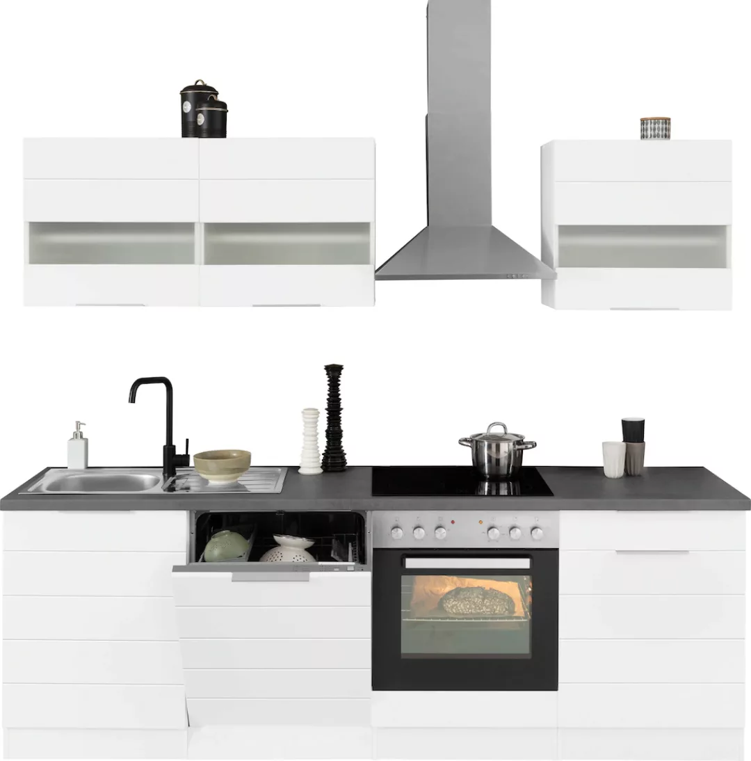 KOCHSTATION Küchenzeile "KS-Luhe", 240 cm breit, wahlweise mit oder ohne E- günstig online kaufen