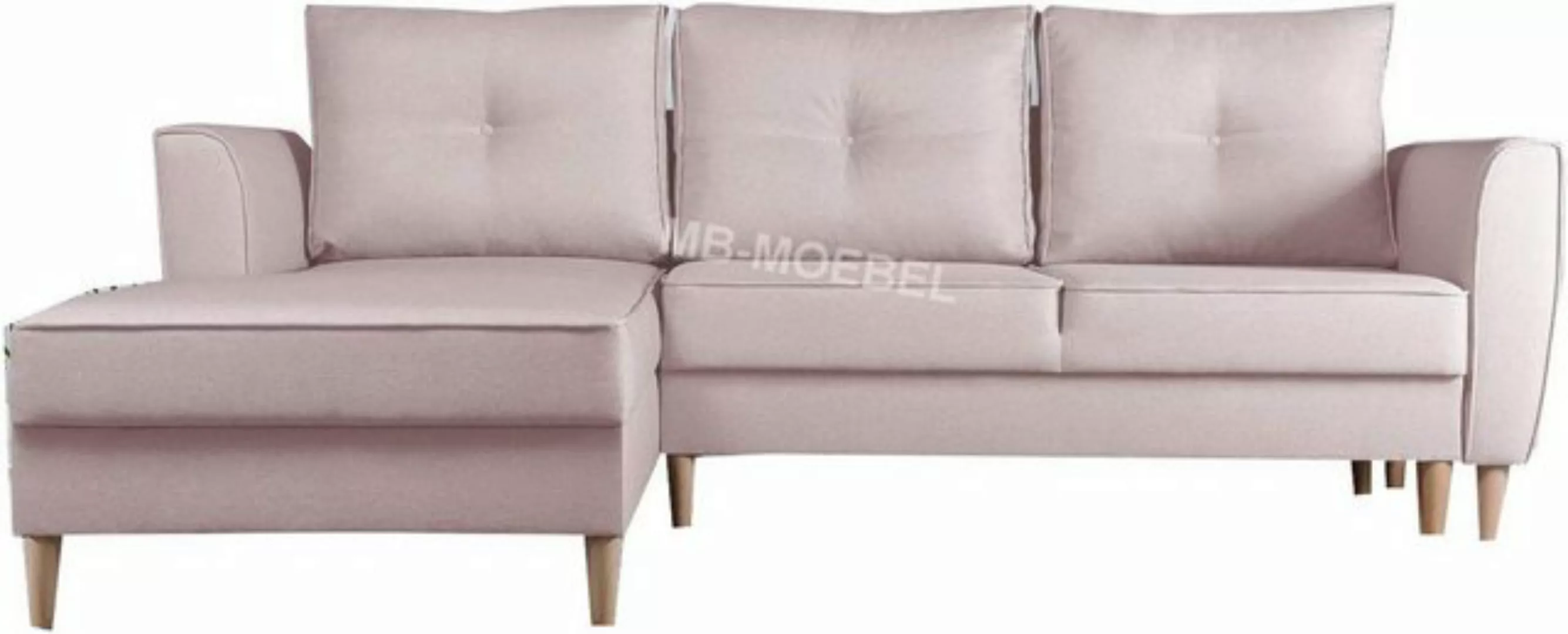 MOEBLO Ecksofa THEO, mit Schlaffunktion Eckcouch mit Zwei Bettkasten, Eckco günstig online kaufen