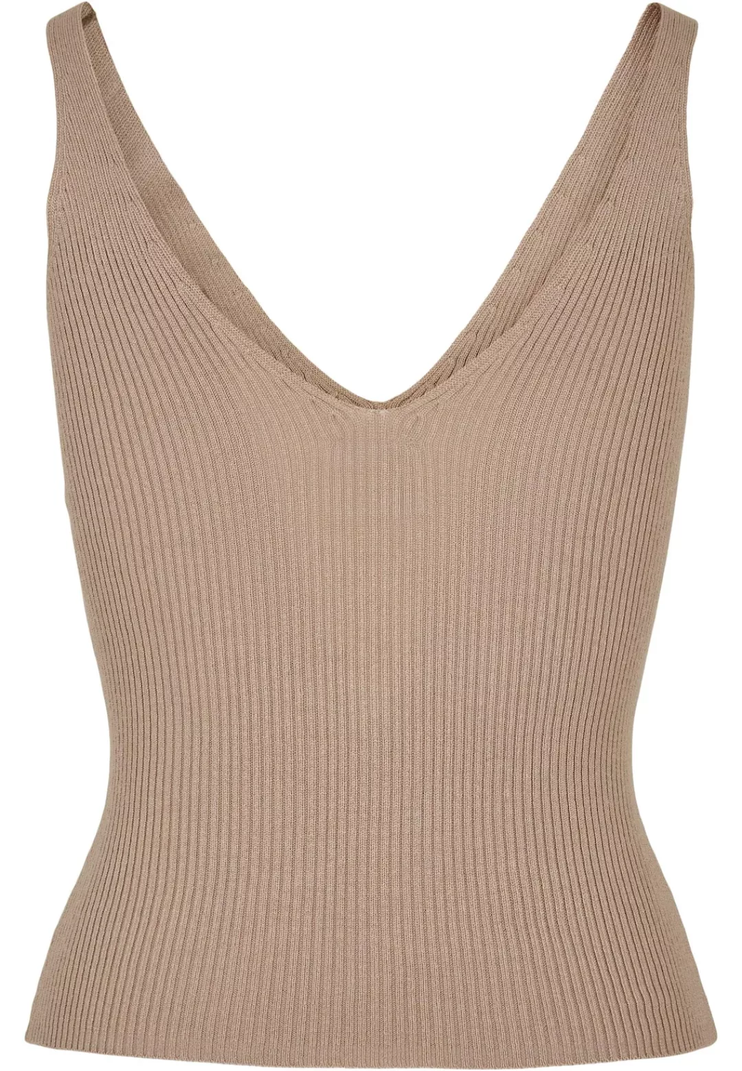 URBAN CLASSICS Muskelshirt "Urban Classics Damen Ladies Rib Knit Top" günstig online kaufen