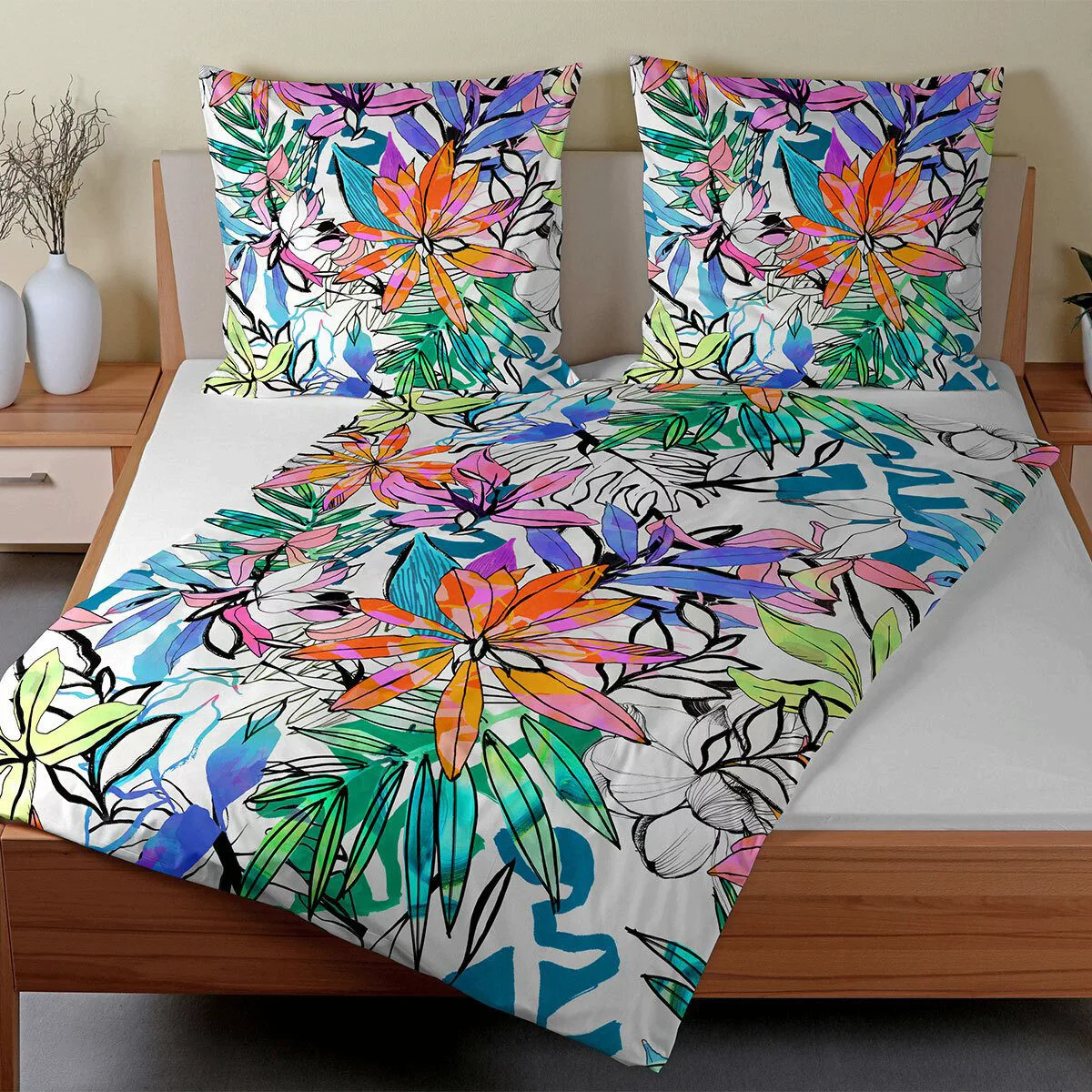 TRAUMSCHLAF Bettwäsche Minako, Mako Satin, 2 günstig online kaufen