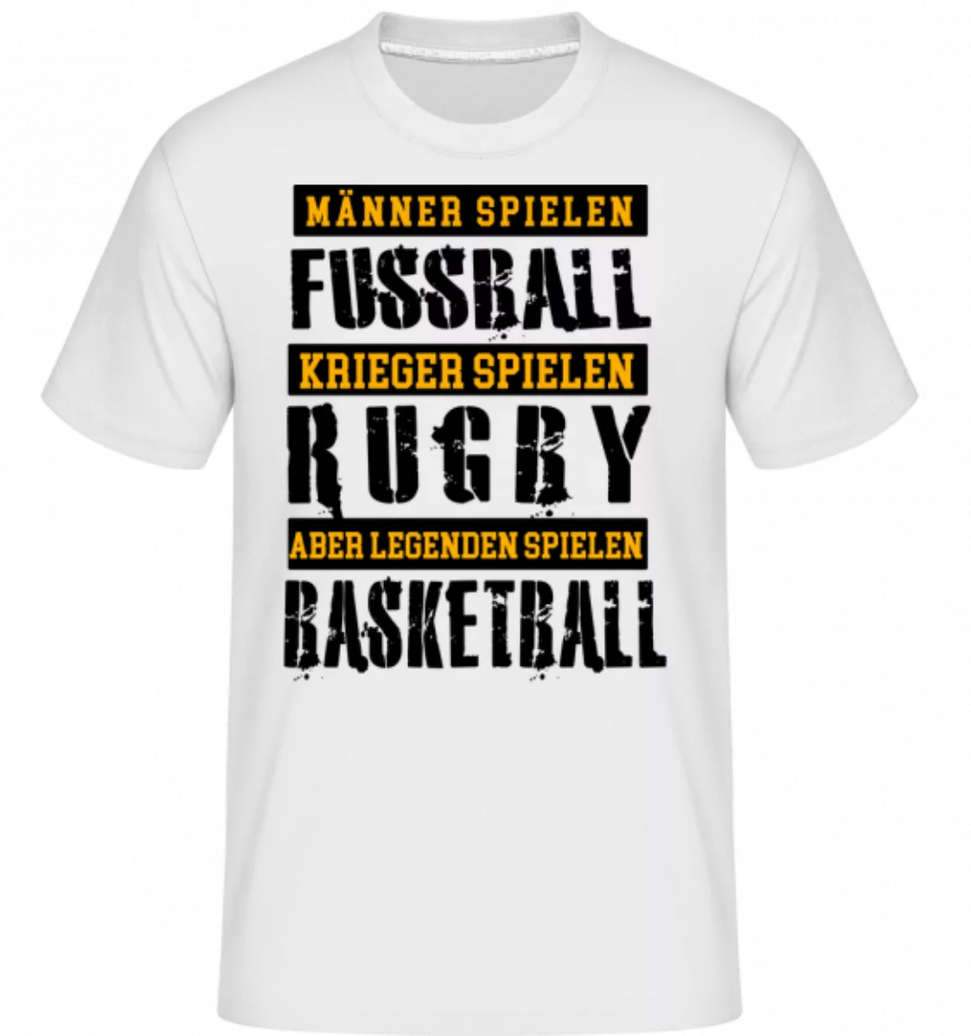 Legenden Spielen Basketball · Shirtinator Männer T-Shirt günstig online kaufen