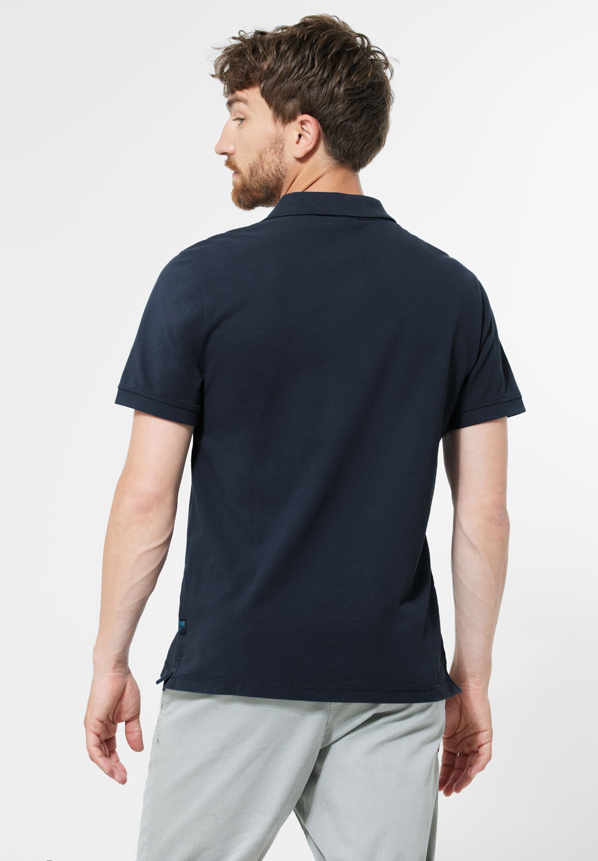 STREET ONE MEN Poloshirt, mit Piqué-Struktur günstig online kaufen