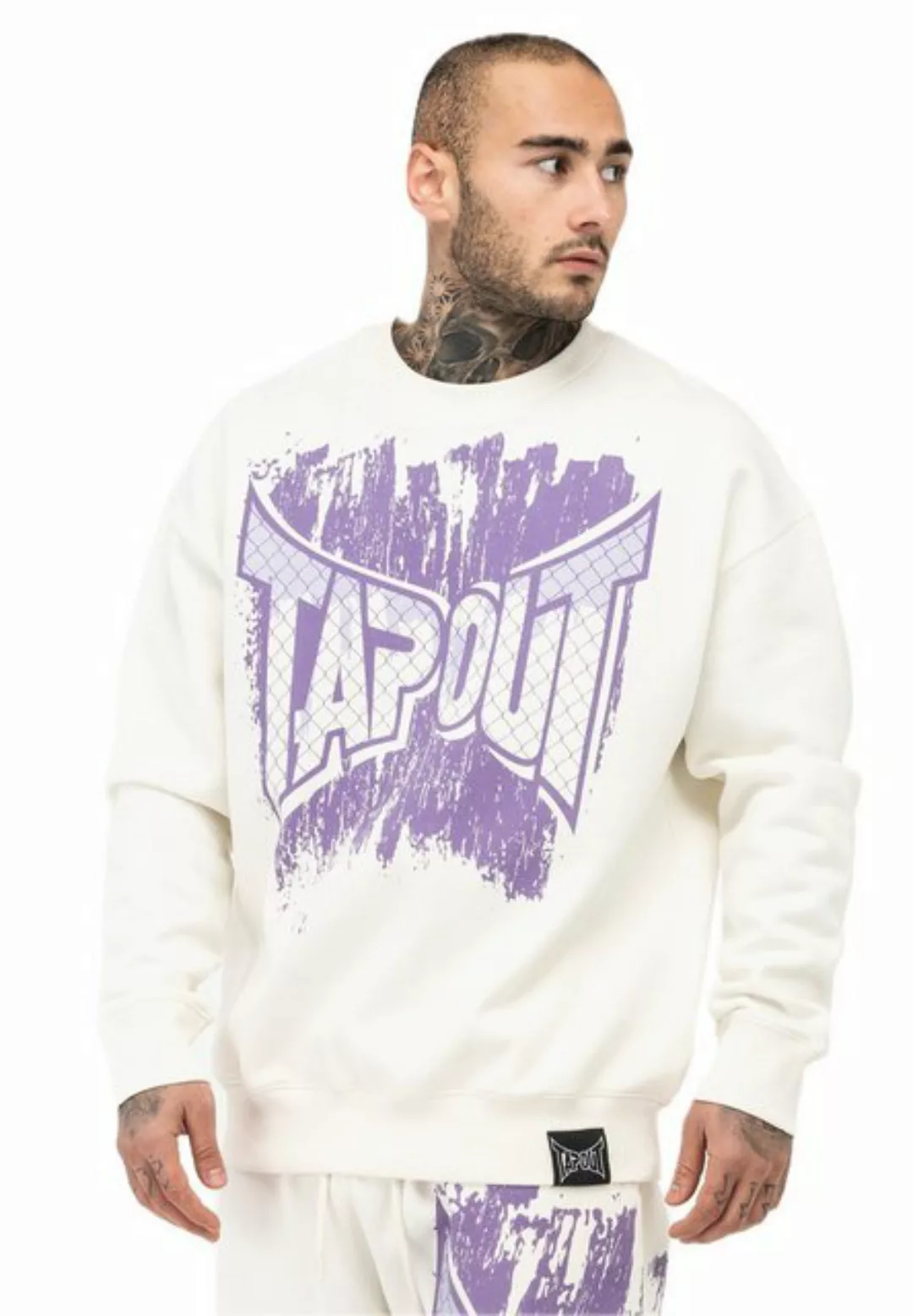 TAPOUT Sweatshirt Tapout Herren Sweatshirt CF Crew Oversize günstig online kaufen