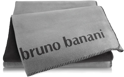 Bruno Banani Wohndecke »Bruno Banani«, mit modernem Zierstich günstig online kaufen