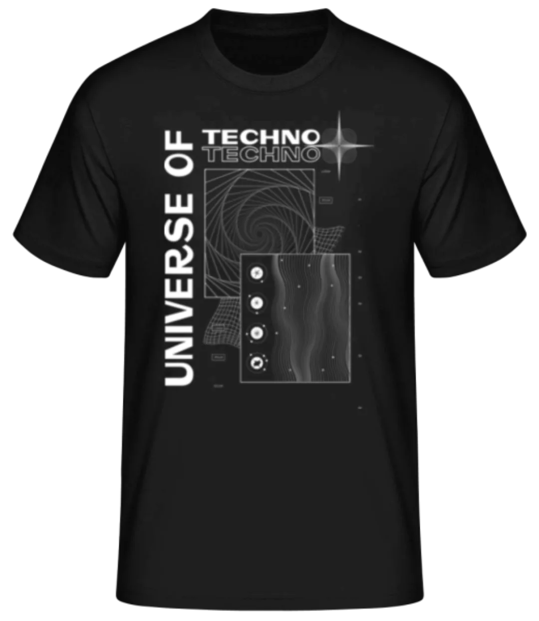Universe Of Techno · Männer Basic T-Shirt günstig online kaufen
